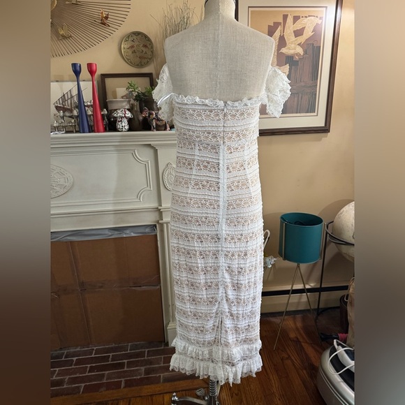 Likely Women's Milaro Off-The-Shoulder Dress - Ivory - Size 8 - Picture 7 of 15